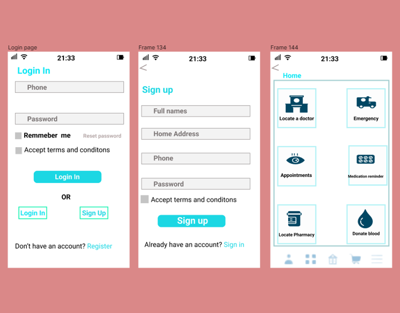 UI/UX Design for a Healthcare Appointment App