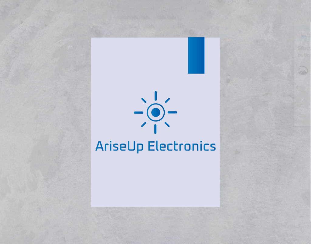 AriseUp Electronics Logo Design