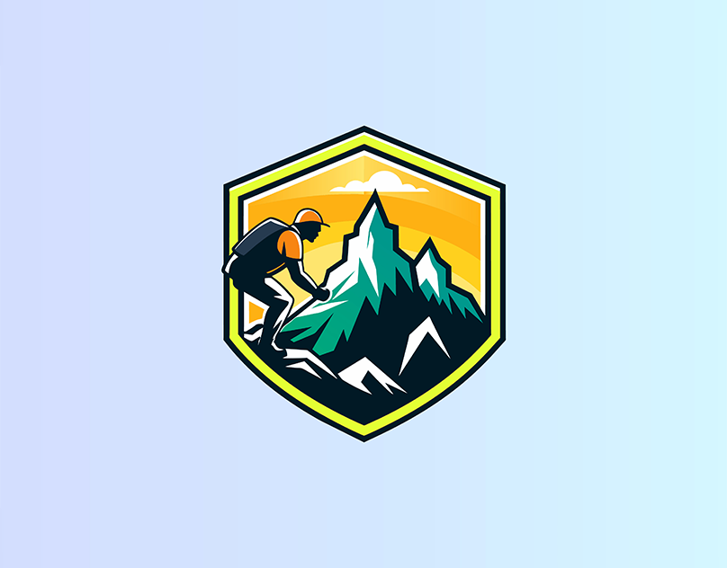 Mountain Climbing Logo